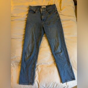 Madewell High Rise Blue Jeans